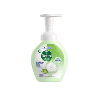 滴露【热销款TOP1】泡沫抑菌洗手液青柠香型250ml多倍清洁不伤手