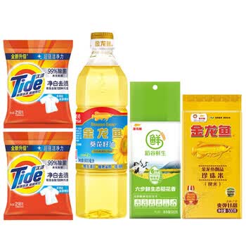 汰渍净白去渍洗衣粉218g*2袋+金徽有礼 伴手礼 40型 油米