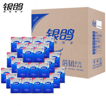 银鸽（yinge）蓓韧原生木浆18包手帕纸 25条1箱
