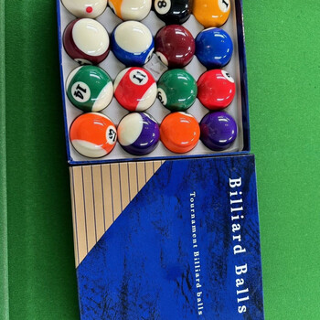 JNHT 台球水晶台球子黑八57.2mm