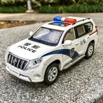车玩具汽车模型仿真合金110特警察车玩具警匪大战过家家 普拉多警车