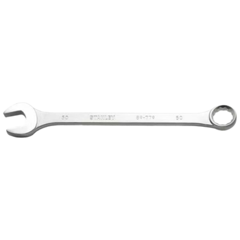 史丹利（STANLEY）强力型精抛光两用长扳手梅花开口扳手公制呆扳手机修19mm 85-669