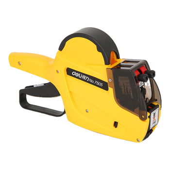 得力(deli)10位耐用双排标价机/打码器/标价机 颜色随机