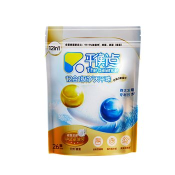 平衡点立白洗碗凝珠26颗 洗碗机洗涤剂清洁块洗碗粉洗碗块三合一食品用