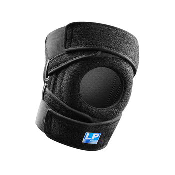 LP533CN运动护膝透气弹簧支撑短款稳定髌骨半月板扭伤后加强防护
