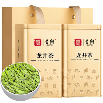 音朗茶叶绿茶 龙井茶明前特级2026新茶浓香嫩芽茶叶礼盒送长辈250g