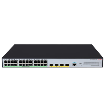 华三（H3C）S5024PV6-EI-PWR 24电口+4光纤口全千兆强二层全网管企业级网络交换机 POE供电240W/智能堆叠/IPv6