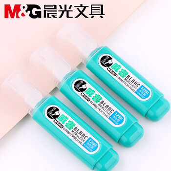 晨光（M&G）晨光(M&G)文具 修正液12ml  改错字改错液 钢头修正液 涂改液 修正液 开学文具