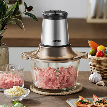 苏泊尔绞肉机 家用电动 不锈钢多能料理机 绞馅机碎肉搅肉机切菜辅食搅拌机【JR05-300】