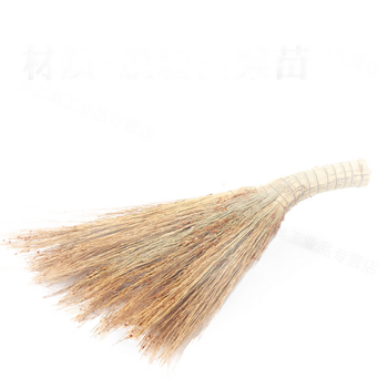 好儿女高粱苗  天然老式手工小扫把  扫把40厘米木杆 1把装