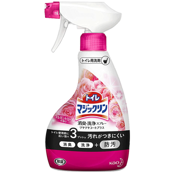 花王  除菌洁厕泡沫清雅玫瑰香350ml*1瓶去污洁厕剂-4901301424921