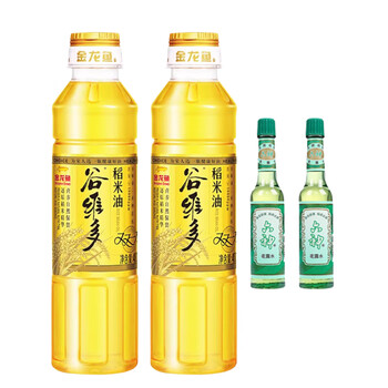 六神【端午关怀】花露水95ml*2瓶 祛痱止痒+稻米油400ml 非转基因x2瓶