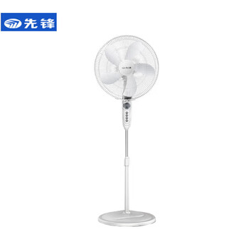 先锋电风扇 家用大风量落地扇 可升降定时摇头落地扇 机械16寸5叶扇 FS40-11B白色