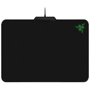 雷蛇（Razer） 烈焰神虫硬质细致纹理鼠标垫 RGB幻彩发光硬质USB游戏鼠标垫 烈焰神虫V2