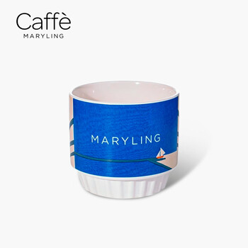 CAFFE MARYLING咖啡豆「设计师原创系列-扬帆起航」陶瓷精品咖啡马克杯