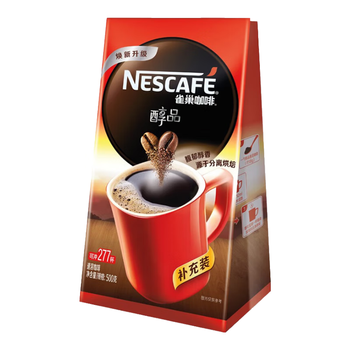 雀巢（Nestle）醇品速溶美式黑咖啡粉500g/袋 袋醇 不添加蔗糖低卡低脂运动健身
