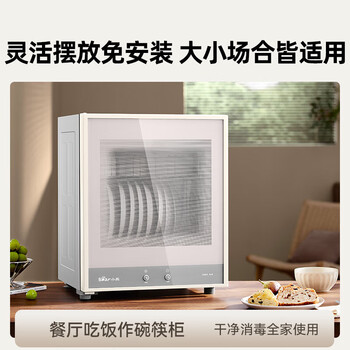 小熊多功能消毒柜 消毒碗柜家用立式二星高温餐具碗筷收纳厨房消毒机 50L RTP50-C40E5
