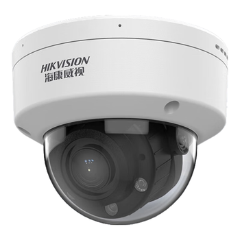 HIKVISION海康威视监控摄像头400万智定义监控器全彩夜视可对讲POE网线供电人脸抓拍 3746EF-LZS 2.7-12MM
