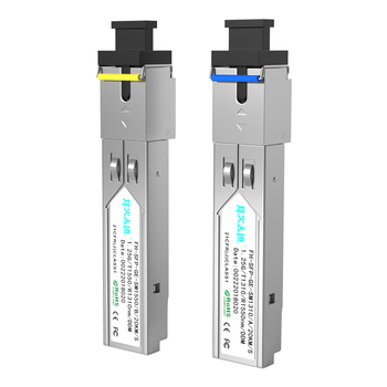 烽火天橙SFP光模块1.25G千兆单模单纤光纤模块SC接口A1310/B1550传输20公里兼容华为H3C思科 1对装