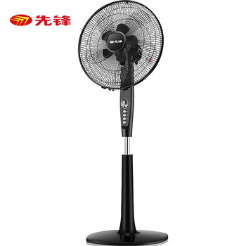 先锋电风扇/落地扇 家用办公10风叶大风量用摇头立式风扇定时省电落地扇台式电扇风扇落地 FS40-17D