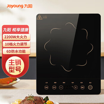 九阳（Joyoung）ZMD安心系列 微晶面板电磁炉家用2200w大火力10档火力调节多锅具适用C22S-N5810-A4