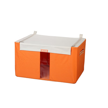 安巢安巢 AJ118 百纳箱折叠衣物收纳箱布艺抽屉收纳盒24L 橙色