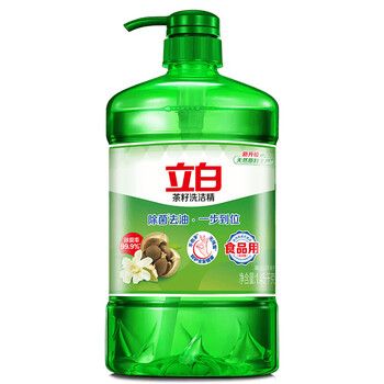 立白茶籽洗洁精1.45kg*8瓶 除菌高效去油除味宝宝餐具果蔬适用洗涤灵