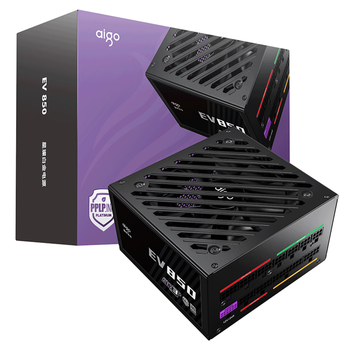 爱国者（aigo）星璨EV850W白金牌 黑 ATX3机箱电源 全A级日系电容/PPLP&80PLUS认证/一键超频/稳压5070Ti/9070XT 