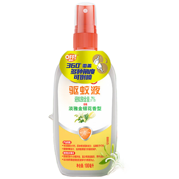 雷达欧护驱蚊液（淡雅金银花香100ml）花露水 驱蚊水 防蚊驱虫