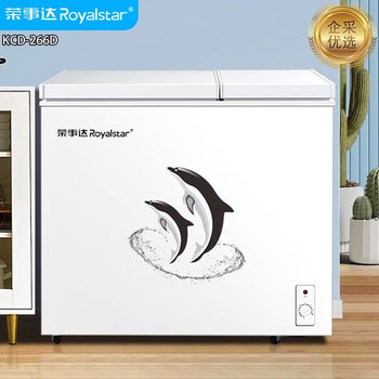 荣事达（Royalstar）冷柜.冷藏冷冻两用大容量 冷藏冷冻卧式冷冻柜 266升双温 一级能效【企采购】
