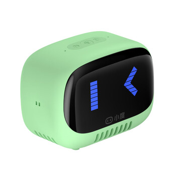 小度灵动版智能音箱 蓝牙音响音箱 小巧便携随身 便携式户外音箱 一键唤醒语音助手 绿色