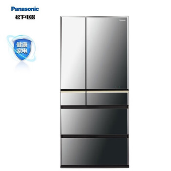 松下（Panasonic）冰箱659升高端镜面多门风冷无霜自动制冰-3NR-673WX-X5(玛瑙黑) 