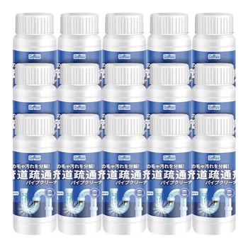 巨奇（JUQI）严选 管道疏通剂下水道马桶厕所强力溶解疏通神器120g*15瓶套装
