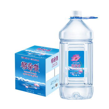 格桑泉西藏雪山天然水4L*4瓶整箱 大桶泡茶水高锶弱碱性大桶装饮用水