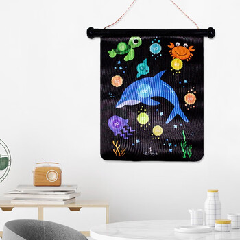 何大屋户外露营野餐野炊飞镖盘套装 蟹霸霸海底世界飞镖盘HDW1702