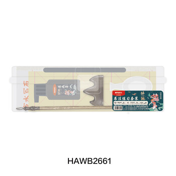 晨光（M&G）书法套装随堂练习7件套书法练习兼豪毛笔墨汁米格水写布套装V-HAWB2661 1套