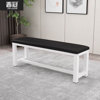 晋冠软包长条凳商场换鞋凳健身房休息凳浴室凳洗澡凳床尾凳 1.2米单层