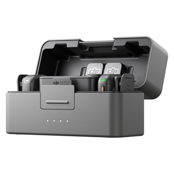 大疆 DJI Mic 3 进阶迷你无线麦克风 采访直播领夹麦一拖二(含充电盒)苹果15-17系列+安卓+相机