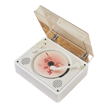 贝德SG1883A一体式CD机蓝牙CD蓝牙播放机唱片机造型音响cd机桌面音响颜值复古音响