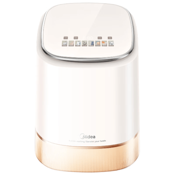美的（Midea）0.5KG波轮内衣洗衣机小型家用全自动 1.294洗净比除菌变频懒人洗烘一体机MND5V6ADE