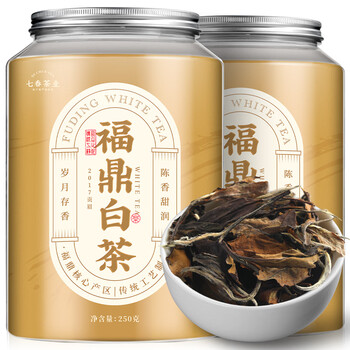 七春白茶福鼎 老白茶贡眉17年散茶口粮250g罐装自己喝端午节长辈礼物