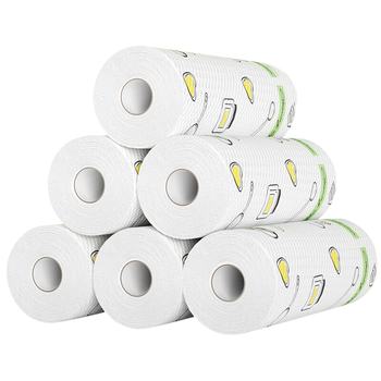 巨奇一次性懒人抹布20*25CM*6卷300撕厨房用纸干湿两用洗碗布加大加厚