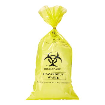 比克曼生物（BKMAM）耐高温高压灭菌袋医疗生物垃圾袋实验室工业废弃物垃圾袋 黄色PP复合61*81cm50个 1袋