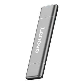联想（Lenovo）512GB 移动硬盘固态（PSSD） Type-c USB3.1双接口 手机直连 ZX1Pro系列 银色