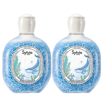 立白香维娅留香珠一半蓝色180g*2瓶 洗衣香珠洗衣液伴侣除螨持久留香