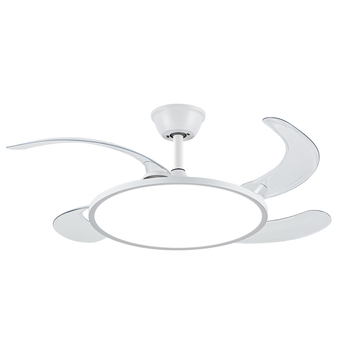 钻石牌风扇灯餐厅吊扇灯LED全光谱客厅灯扇一体36寸遥控定时带灯风扇纯铜电机一级能效8928