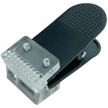 宏达硕2.54间距测试夹程序烧录夹PCB烧录夹具编程器烧录夹子黑色夹子