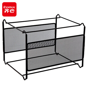 齐心(Comix) 美式文件夹 挂快劳 吊快劳 调快劳架 索引架 挂钩文件架 约挂20-40个 A4 黑 A1815