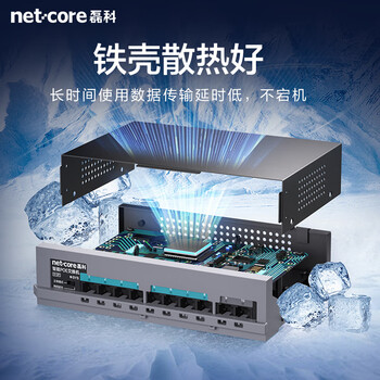 磊科(netcore)S10P 10口百兆8口POE交换机 企业安防监控摄像头 网线供电交换器 工程网络分线器 金属机身 磊科(netcore)S10P 10口百兆8口POE交换机 企业安防监控摄像头 网线供电交换器 工程网络分线器 金属机身