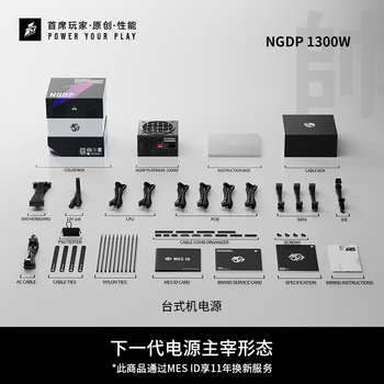 首席玩家（1st player）NGDP铂金 1300W ATX3.1电源（MES ID/压纹线/ATX3.0&3.1双规范/FDB风扇/支持5090/双12V2X6）